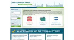 Desktop Screenshot of ontariosecondcareers.com